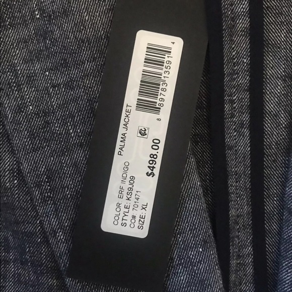 Kobi Halperin Jacket One Button Front Sz XL - Picture 6 of 8